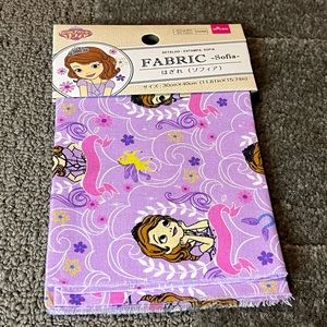 Disney Sofia the First Cut Cloth Fabric Sewing Crafts Japan Exclusive Official